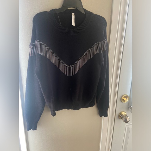 Dreamers By Debut fringe sweater M - Picture 2 of 5
